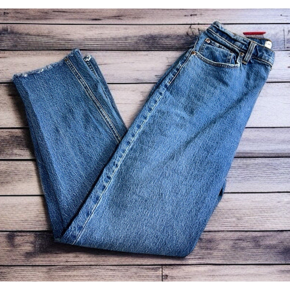 Abercrombie & Fitch Blue Straight Leg Jeans